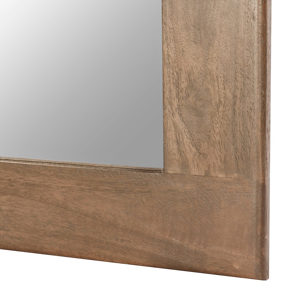 Carmenita Mirror in Rustic Light Brown. Picture 3