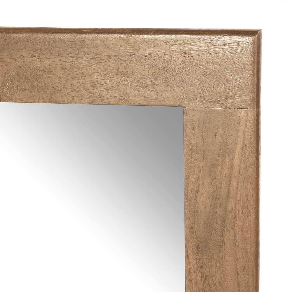 Carmenita Mirror in Rustic Light Brown. Picture 4