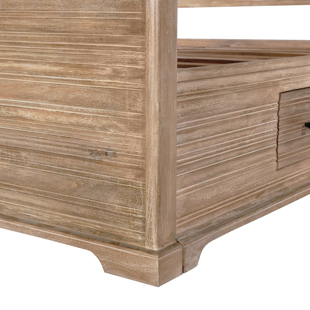 Carmenita California King Bed - Rustic Light Brown. Picture 7