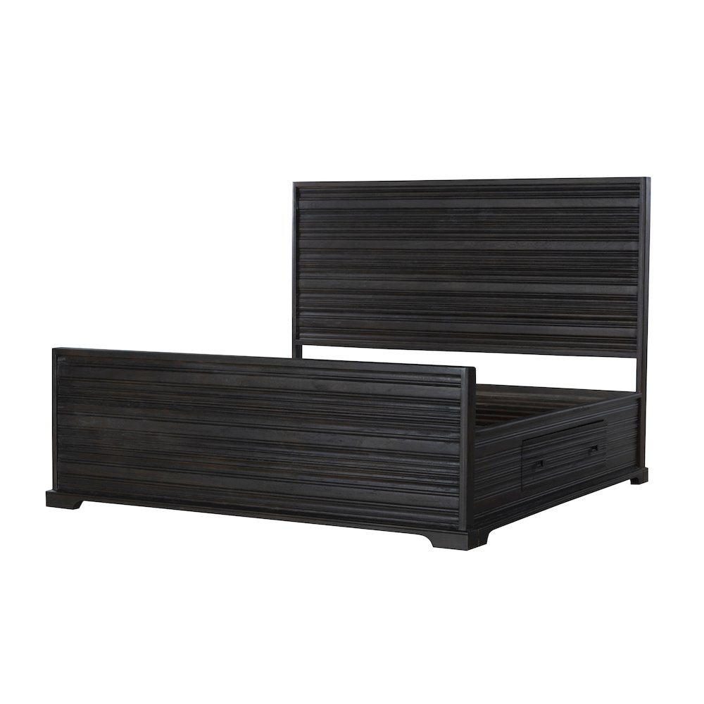 Carmenita Eastern King Bed - Rich Umber. Picture 1