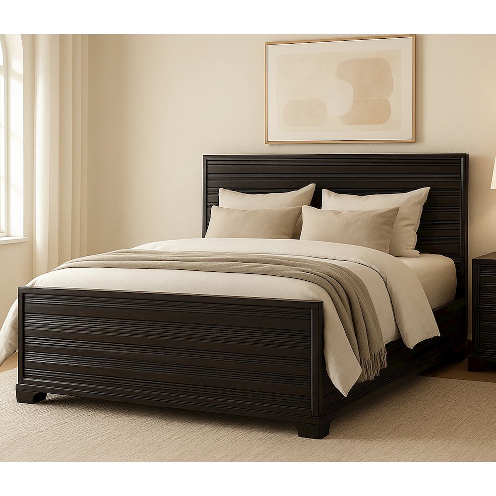 Carmenita Eastern King Bed - Rich Umber. Picture 5