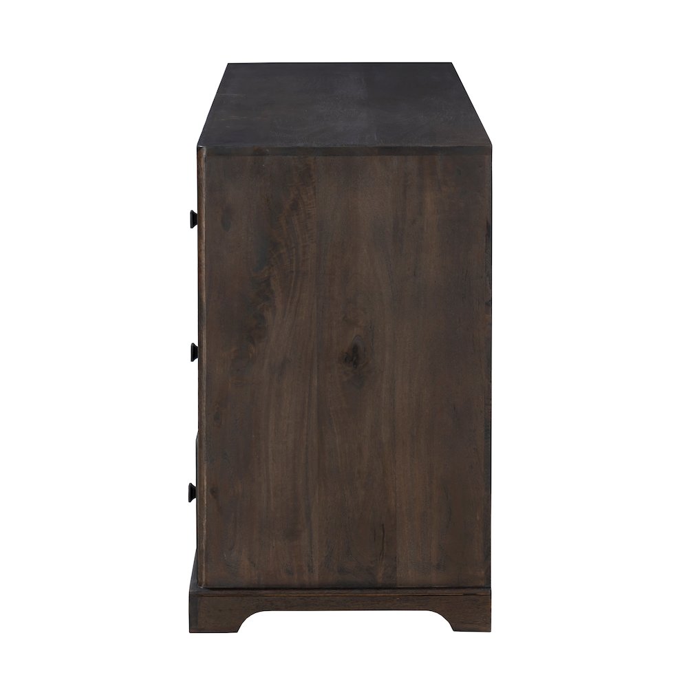 Carmenita 6-Drawer Dresser in Rich Umber. Picture 4