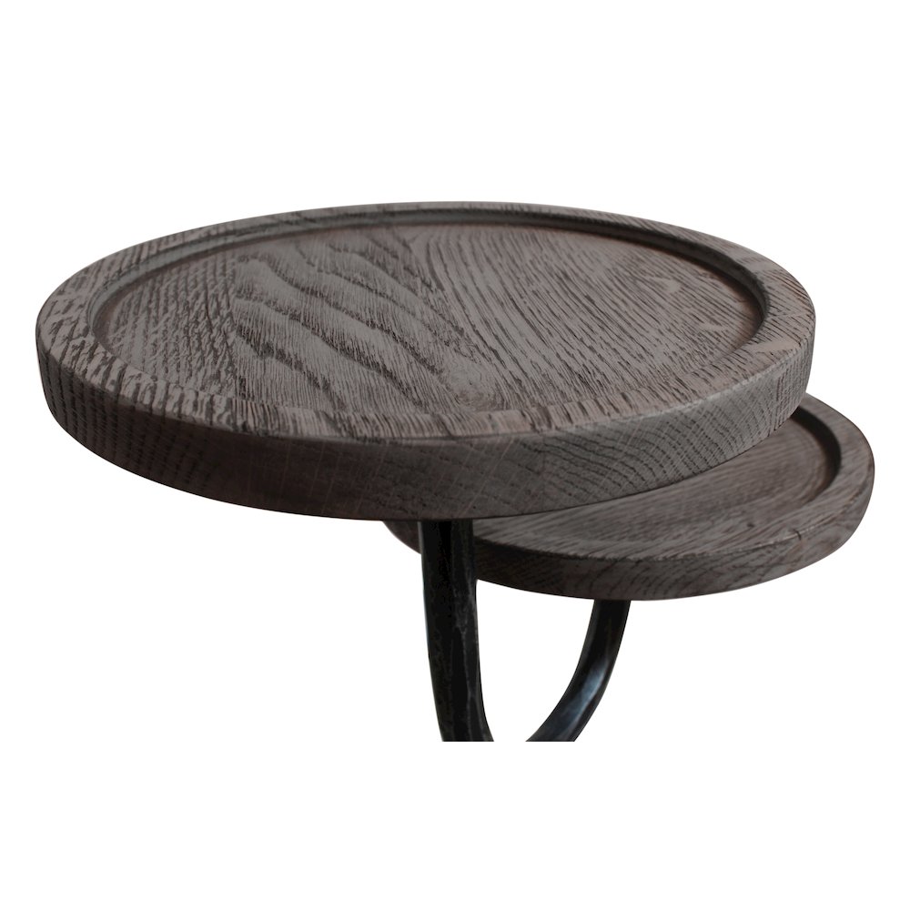Bayside Jensen Oak Side Tray-Top Tables. Picture 3