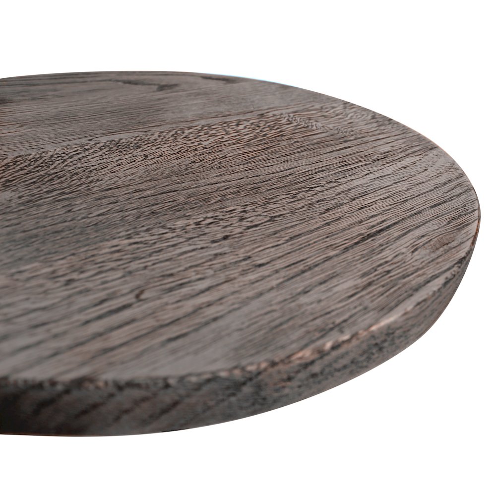 Bayside Jensen 16" Round Oak Side Table. Picture 2