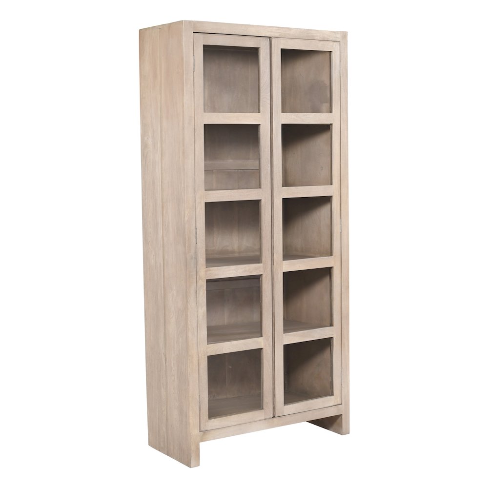Argyle Cabinet in Light Ash Ivory Reclaimed Wood. Picture 1