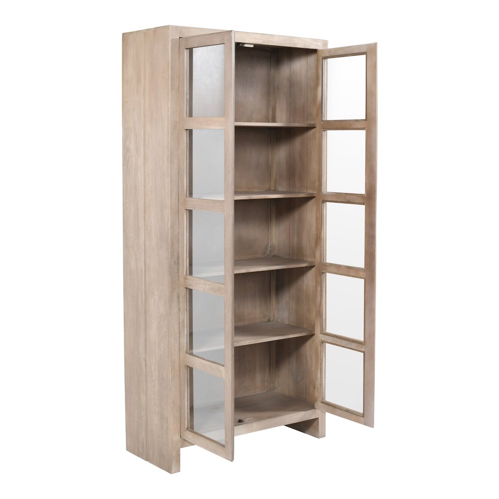 Argyle Cabinet in Light Ash Ivory Reclaimed Wood. Picture 3