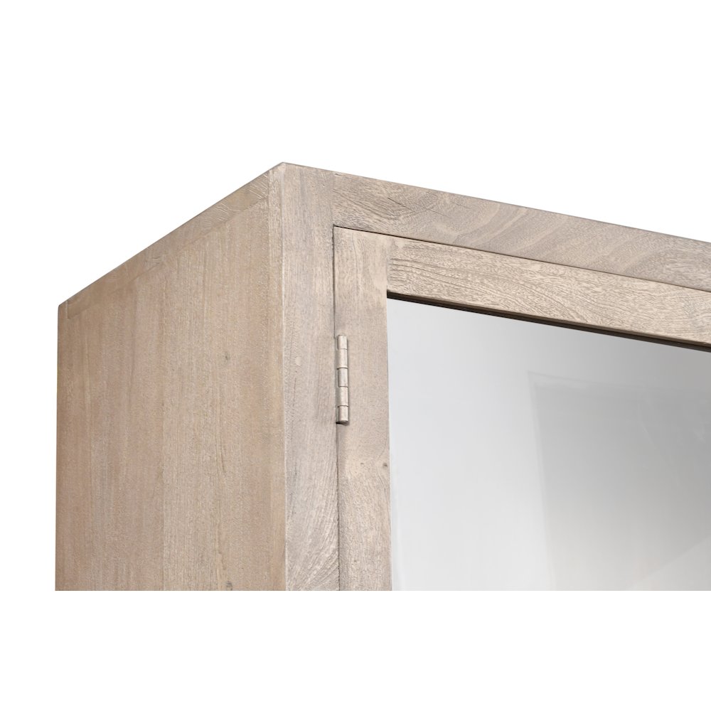 Argyle Bookcase in Light Ash Ivory Reclaimed Wood. Picture 5