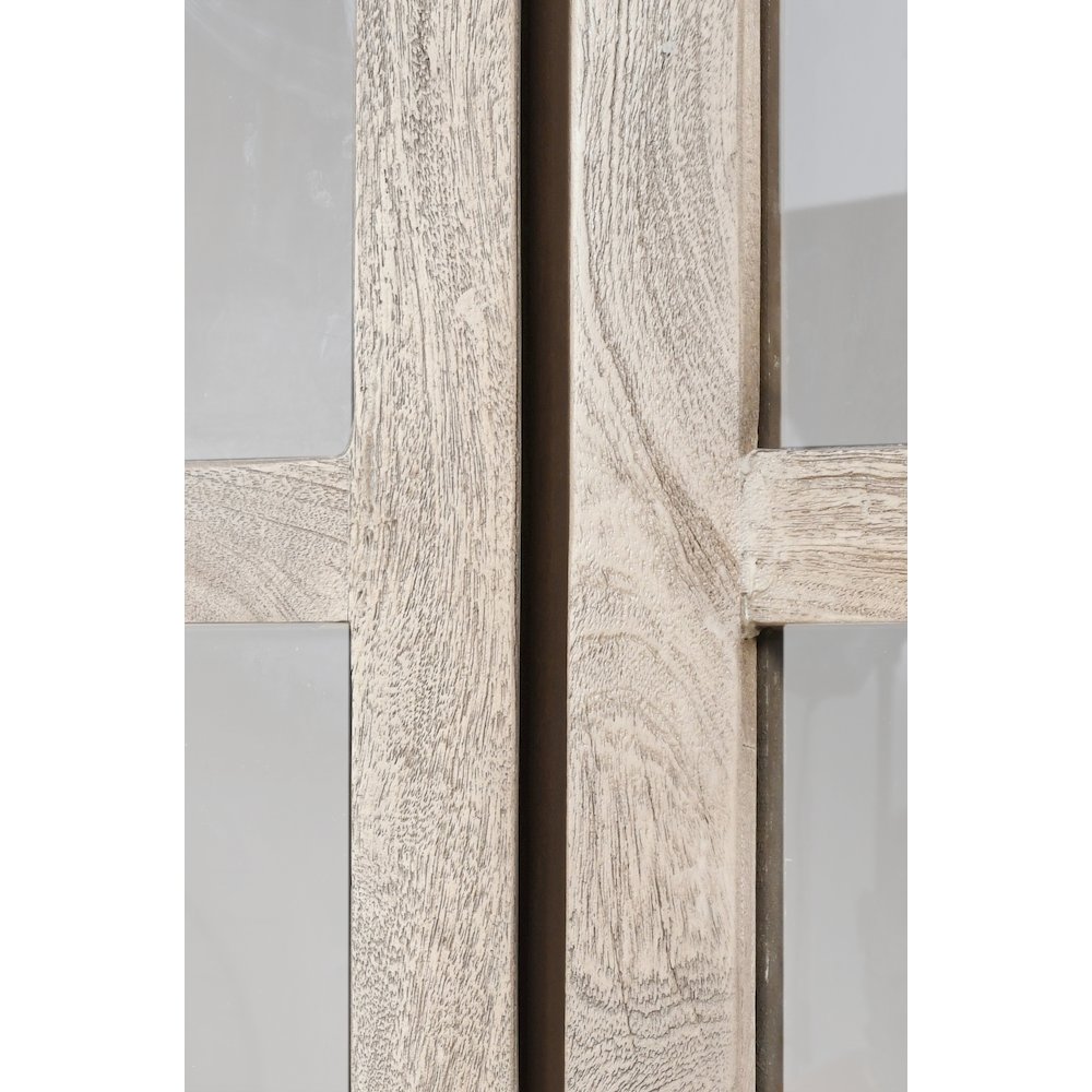 Argyle Bookcase in Light Ash Ivory Reclaimed Wood. Picture 7