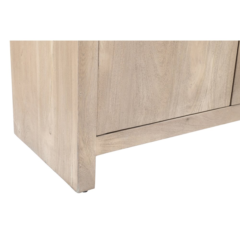 Argyle 4-Door Sideboard in Light Ash Ivory Reclaimed Wood. Picture 3