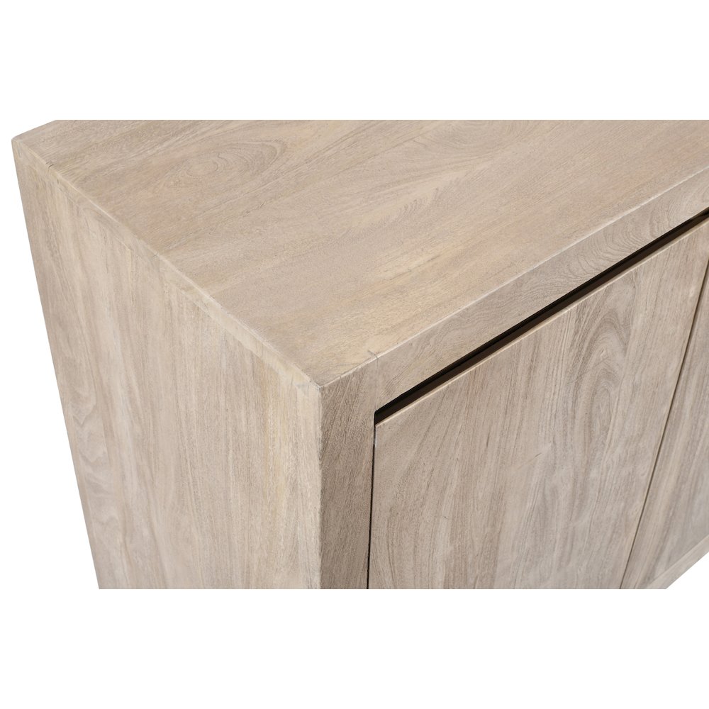 Argyle 2-Door Sideboard in Light Ash Ivory Reclaimed Wood. Picture 5