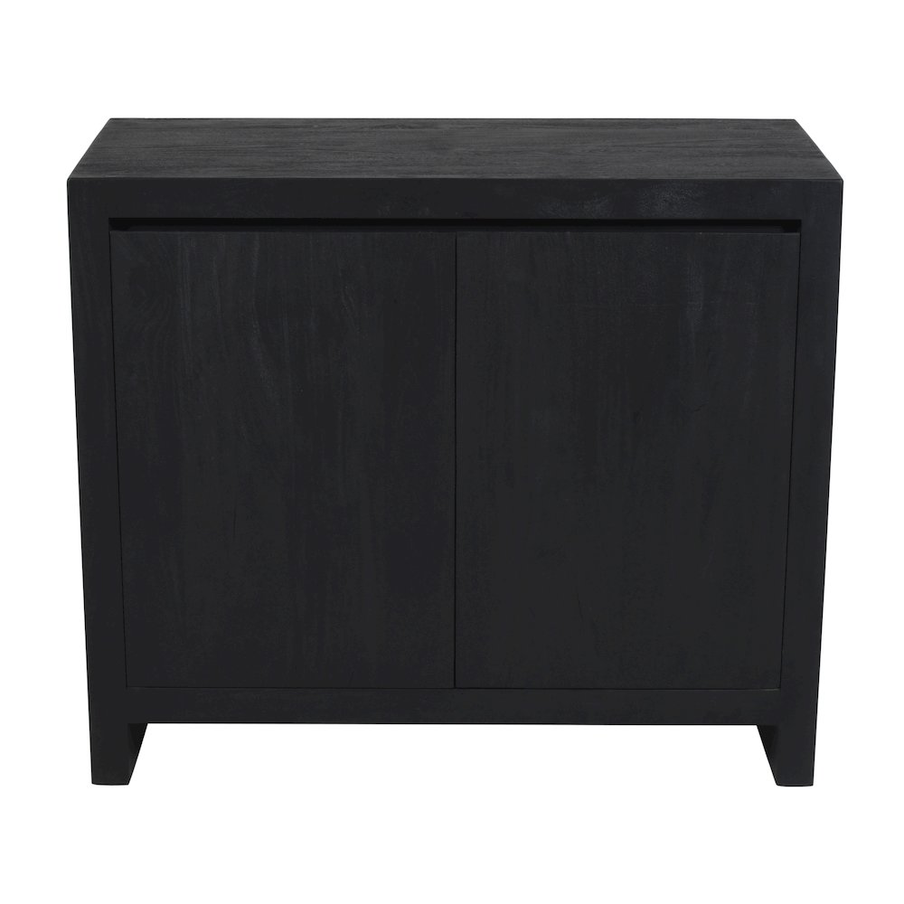 Argyle 2-Door Sideboard in Graphite Black Reclaimed Wood. Picture 1