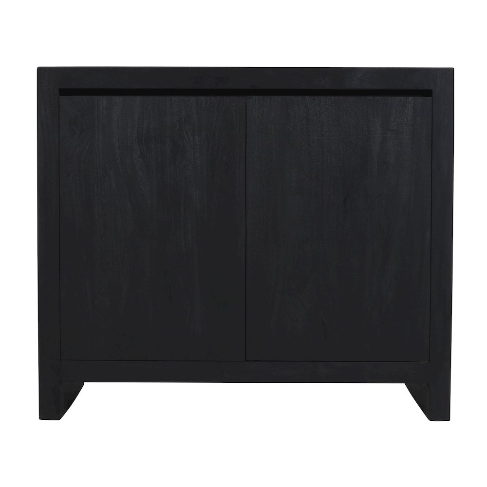 Argyle 2-Door Sideboard in Graphite Black Reclaimed Wood. Picture 2