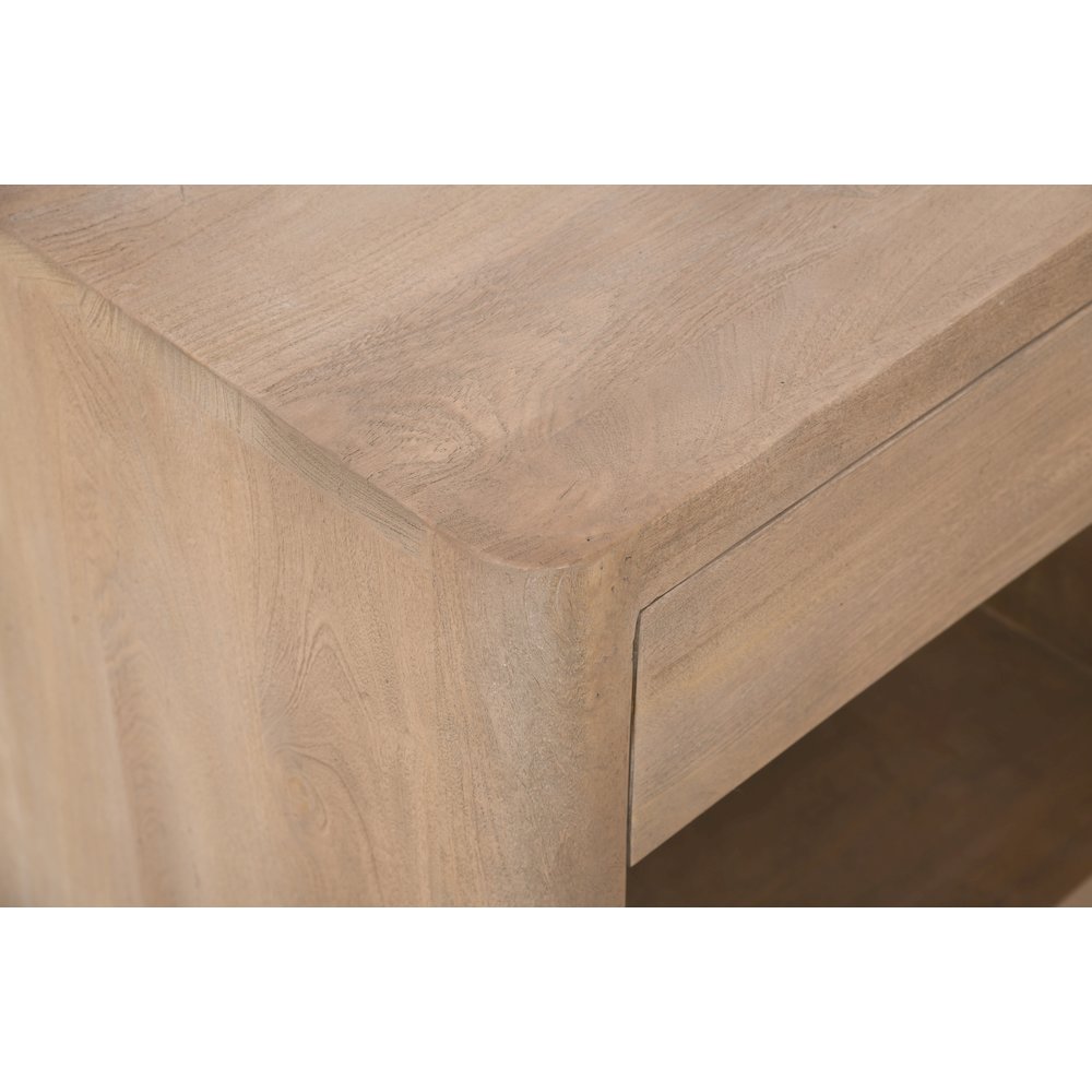 Argyle Nightstand in Light Ash Ivory Reclaimed Wood. Picture 5