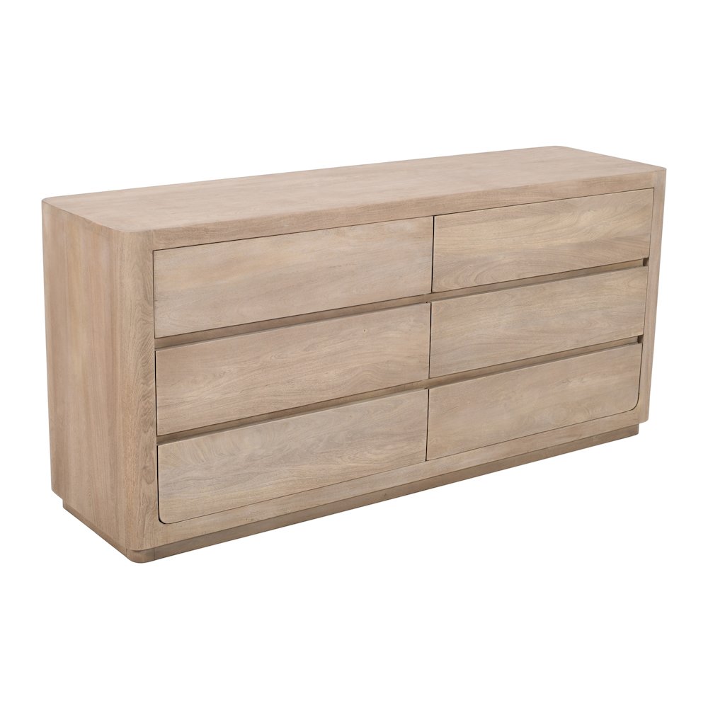 Argyle Dresser in Light Ash Ivory Reclaimed Wood. Picture 3