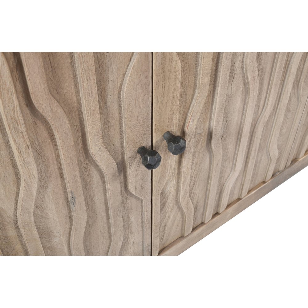 Orchard 6-Door Sideboard in Light Ash Ivory Reclaimed Wood. Picture 6