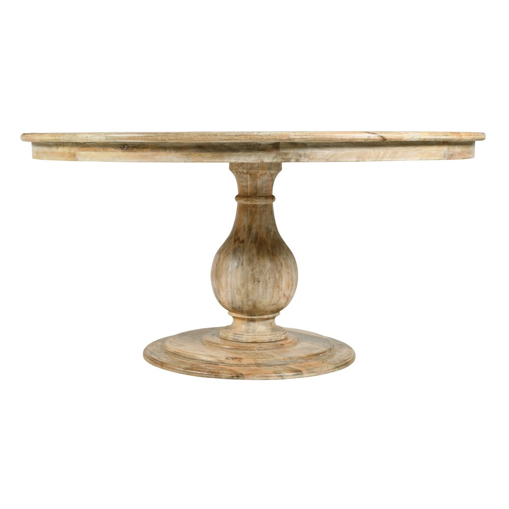 Coastal Jenna 60" Pedestal Dining Table. Picture 6