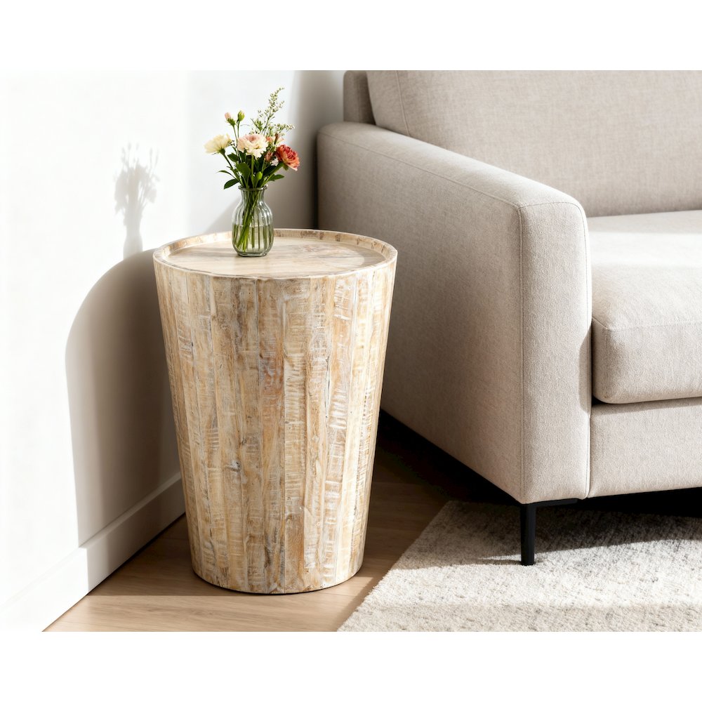 Jenna Drum End Table. Picture 3