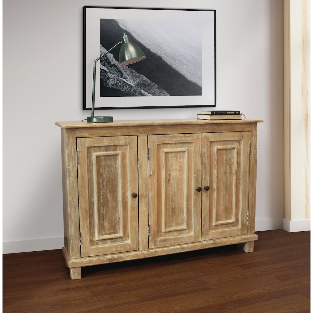 Jensen 3-Door Sideboard in Natural. Picture 2