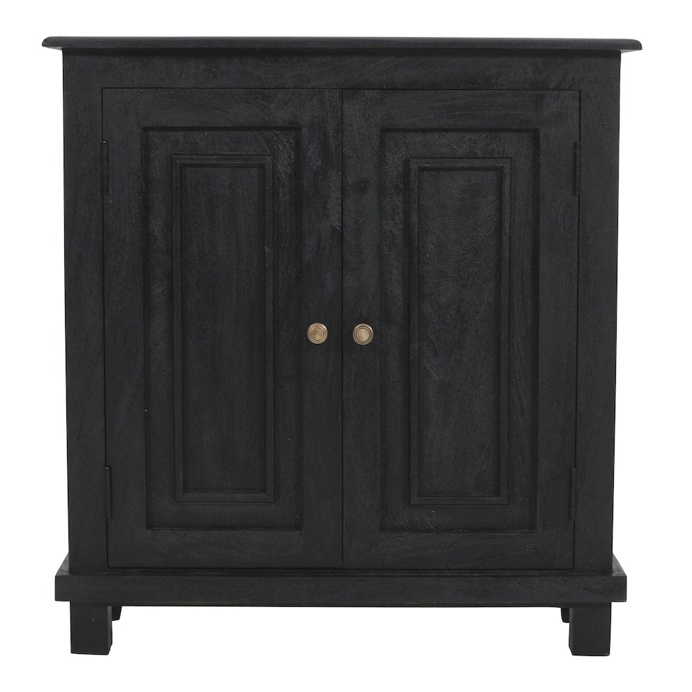 Jenna 2-Door Sideboard in Charcoal Grey. Picture 1