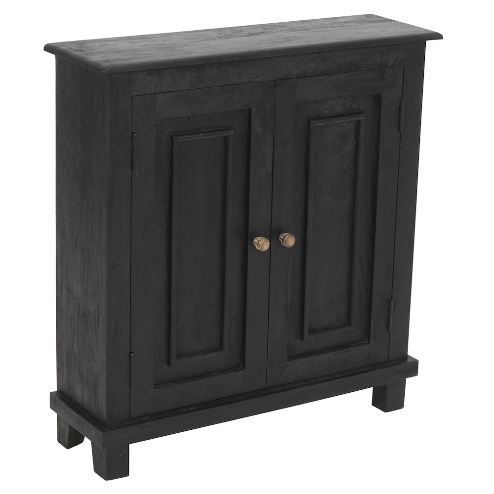 Jenna 2-Door Sideboard in Charcoal Grey. Picture 5