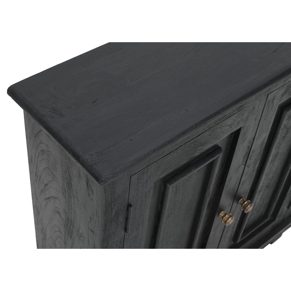 Jenna 2-Door Sideboard in Charcoal Grey. Picture 7