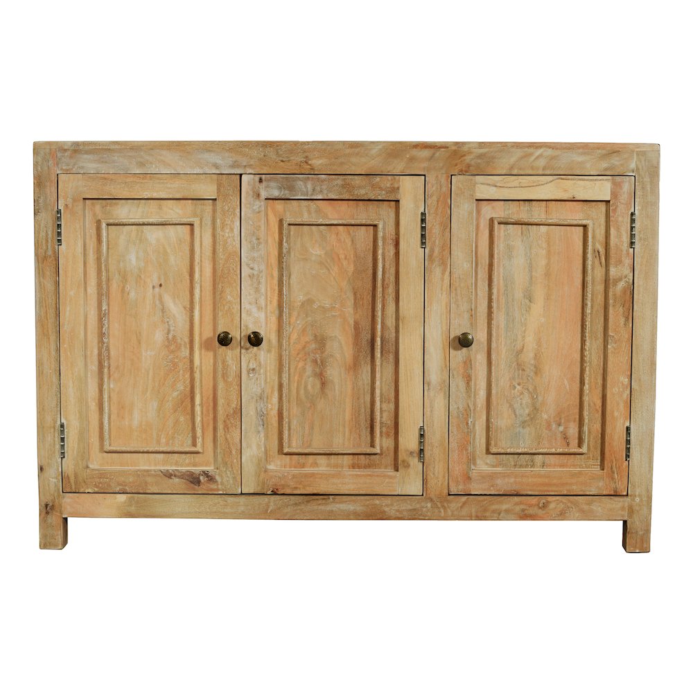 Bayside 54" 3-Door Sideboard in Natural Finish. Picture 1