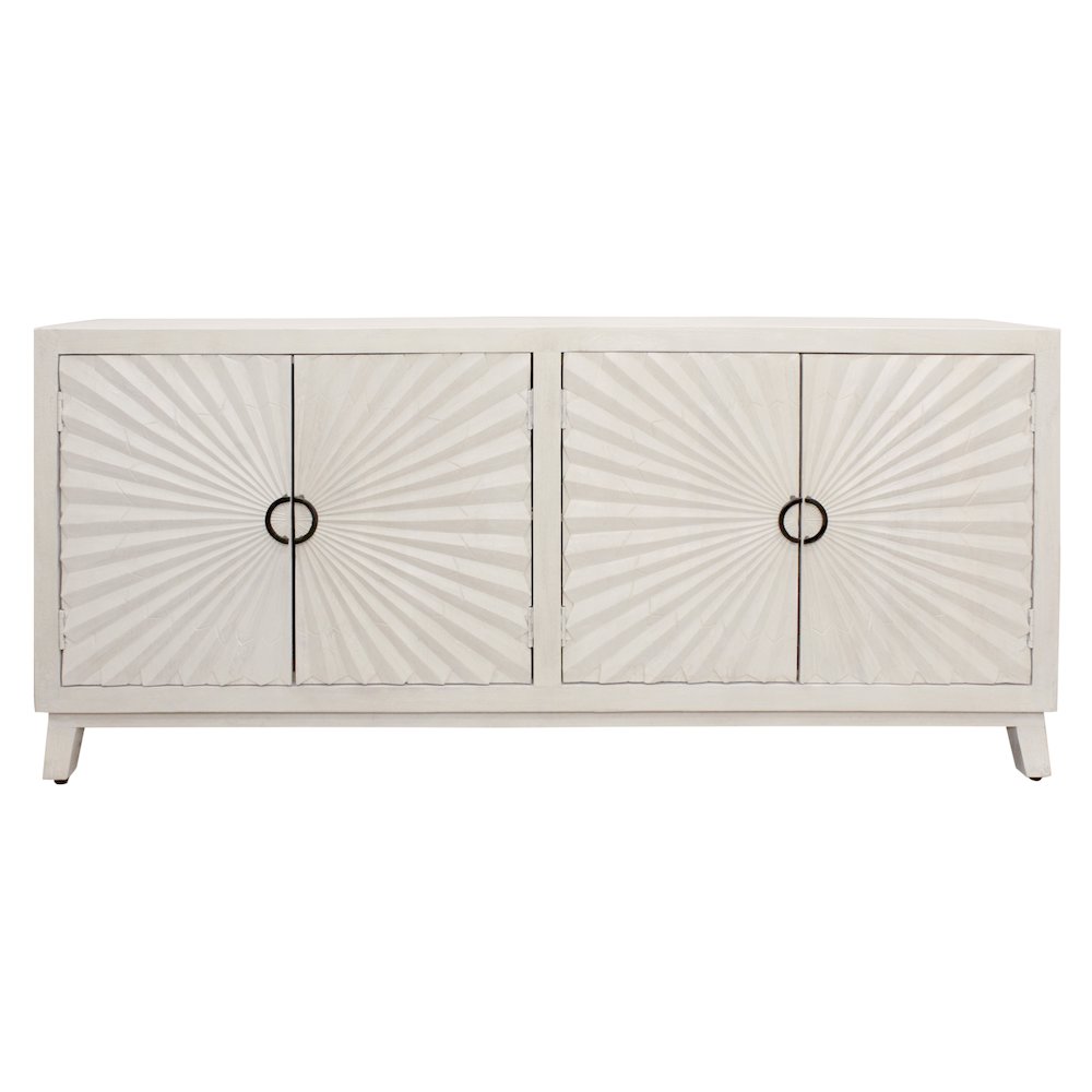 Bayside 4-Door Sideboard in Ivory. Picture 2