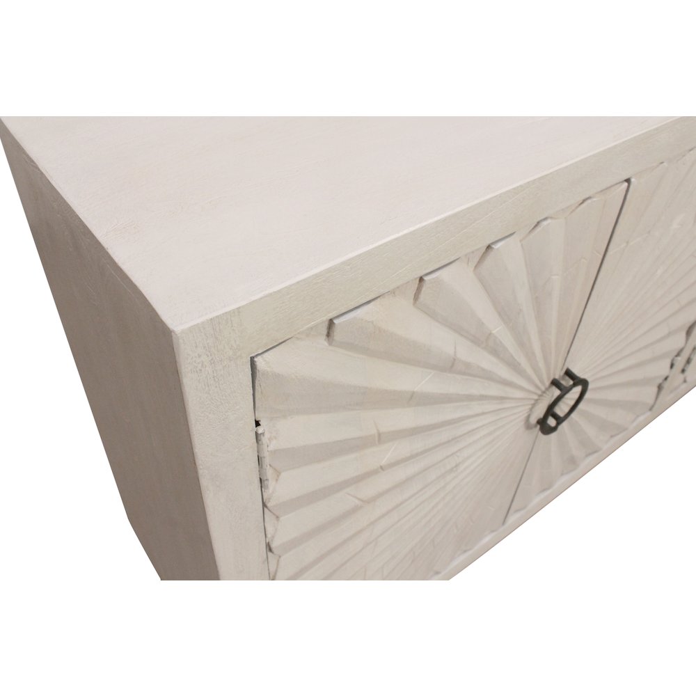 Bayside 4-Door Sideboard in Ivory. Picture 8