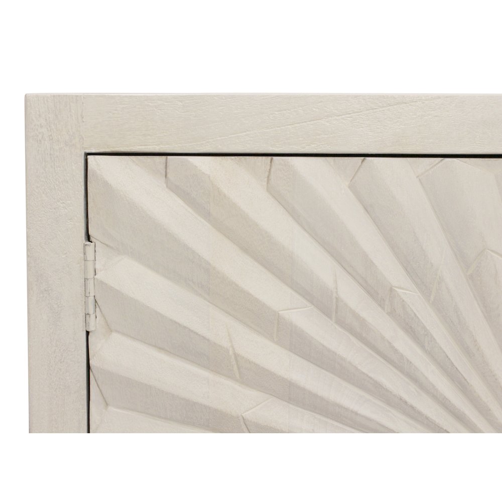 Bayside 4-Door Sideboard in Ivory. Picture 11