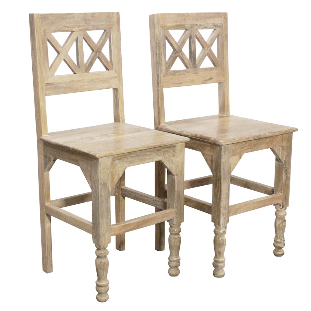Jenna Counter Chair 2-Piece Set in Natural. Picture 1