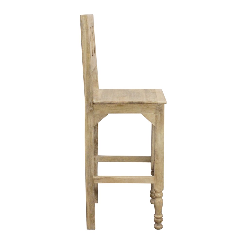 Jenna Bar Chair 2-Piece Set in Natural. Picture 5