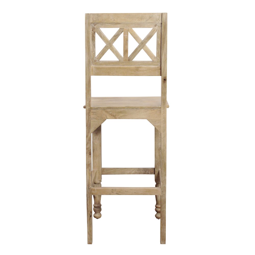Jenna Bar Chair 2-Piece Set in Natural. Picture 7