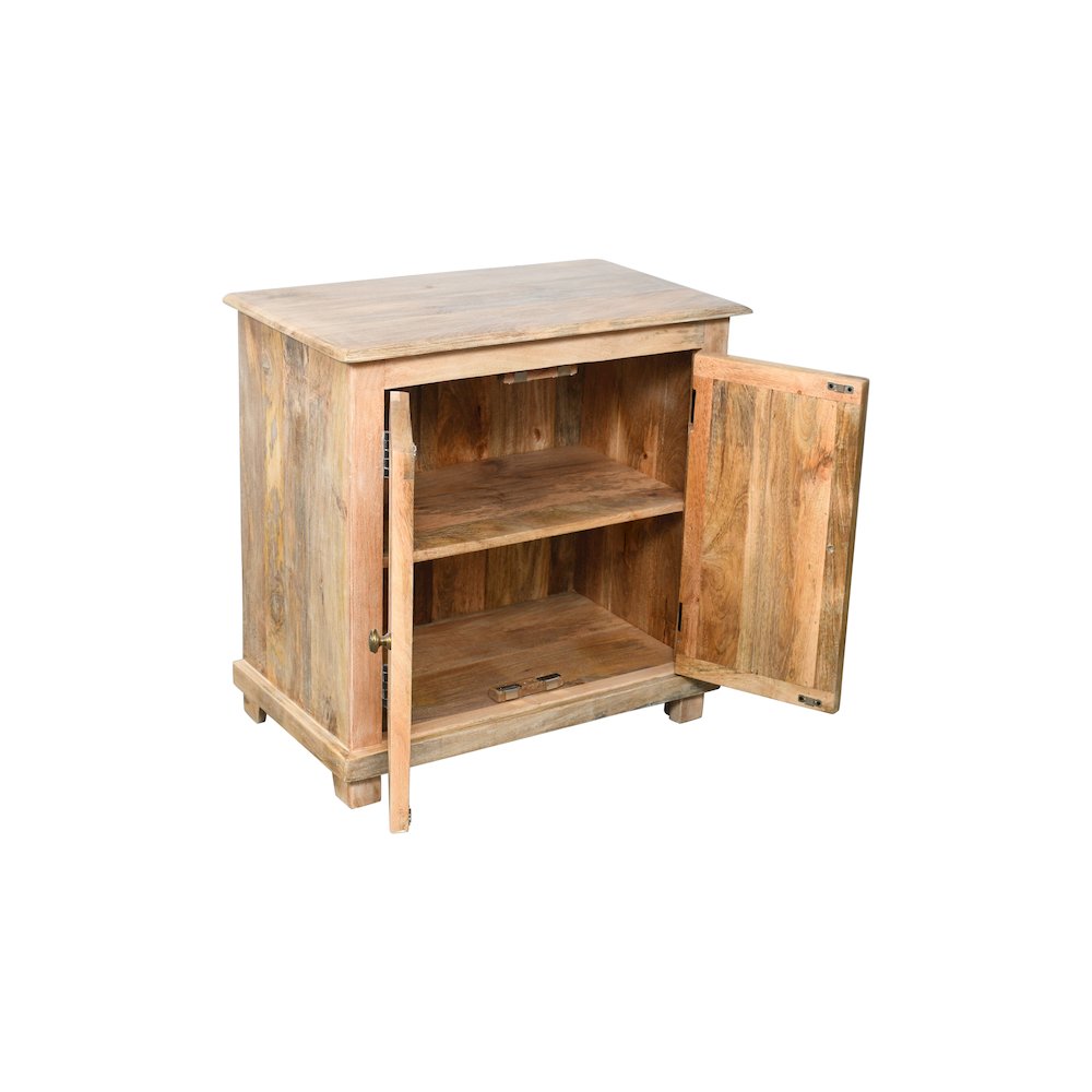 Jenna 2-Door Nightstand in Natural. Picture 3
