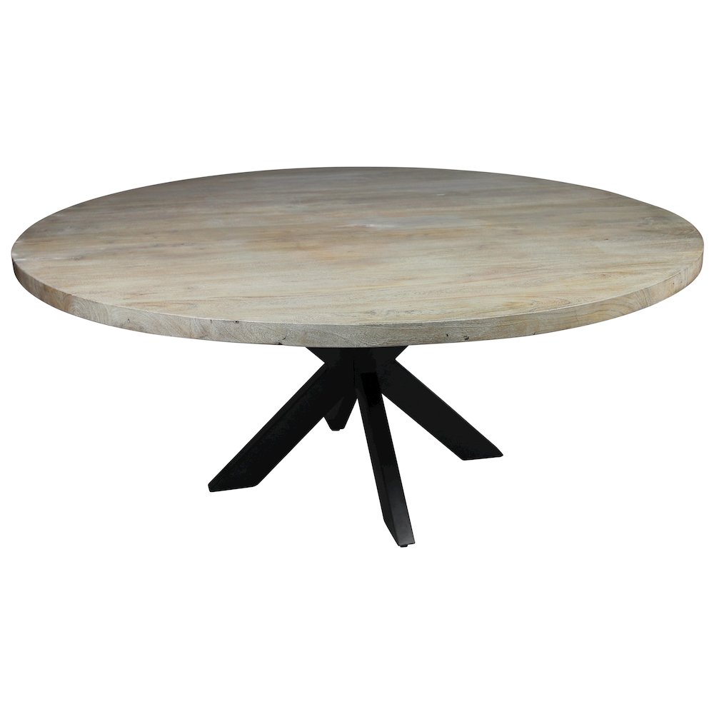 Felix 60" Dining Table with 3 sets of Cleo Teal Chairs. Picture 1