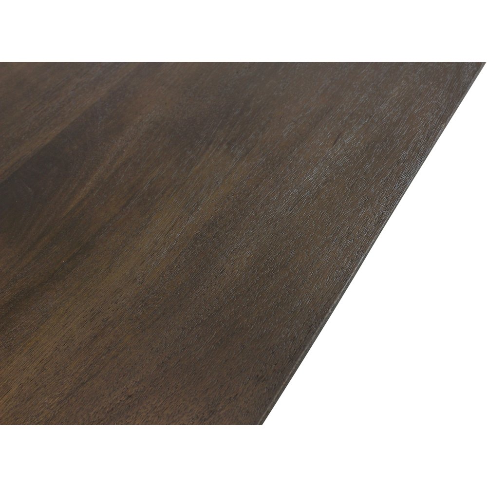 Sullivan 96" Solid Wood Rectangular Dining Table in Dark Brown Finish. Picture 2