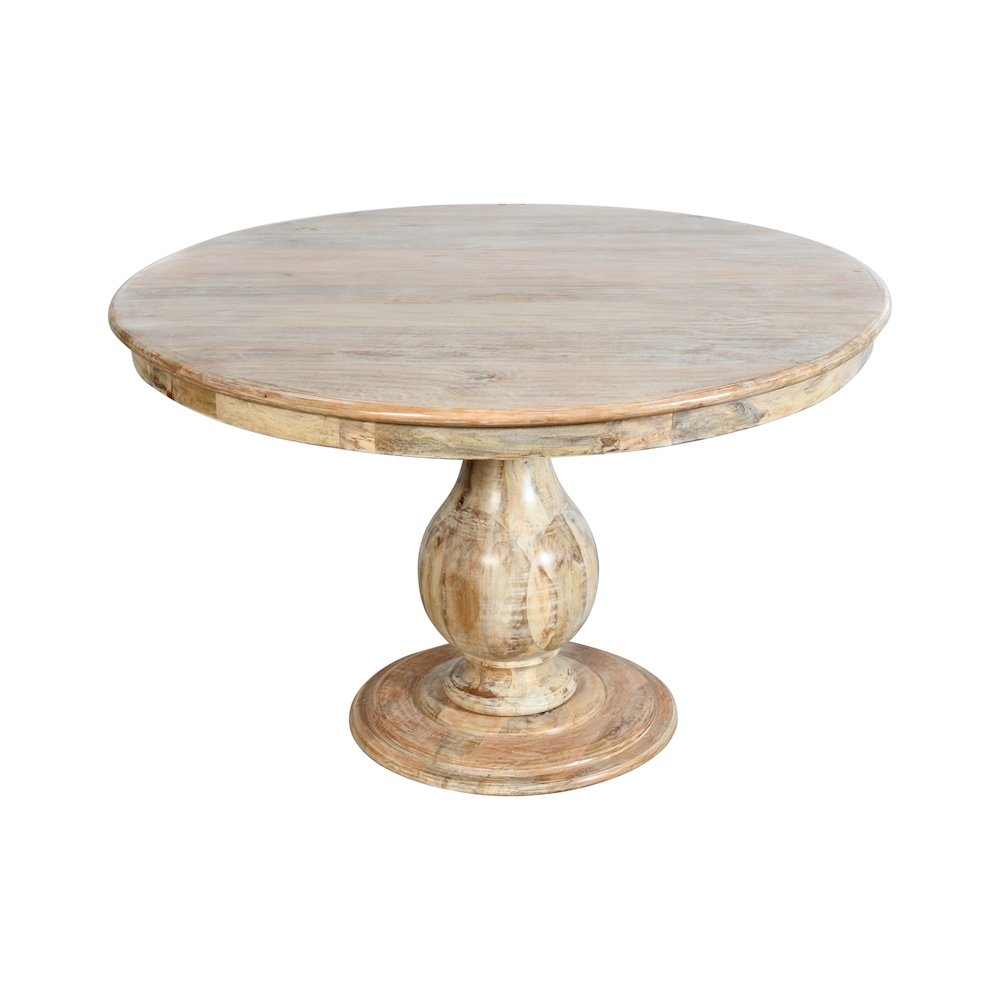 Jenna 48" Dining Table with 2 Sets of Cleo Chairs in Blush Velvet Fabric. Picture 1