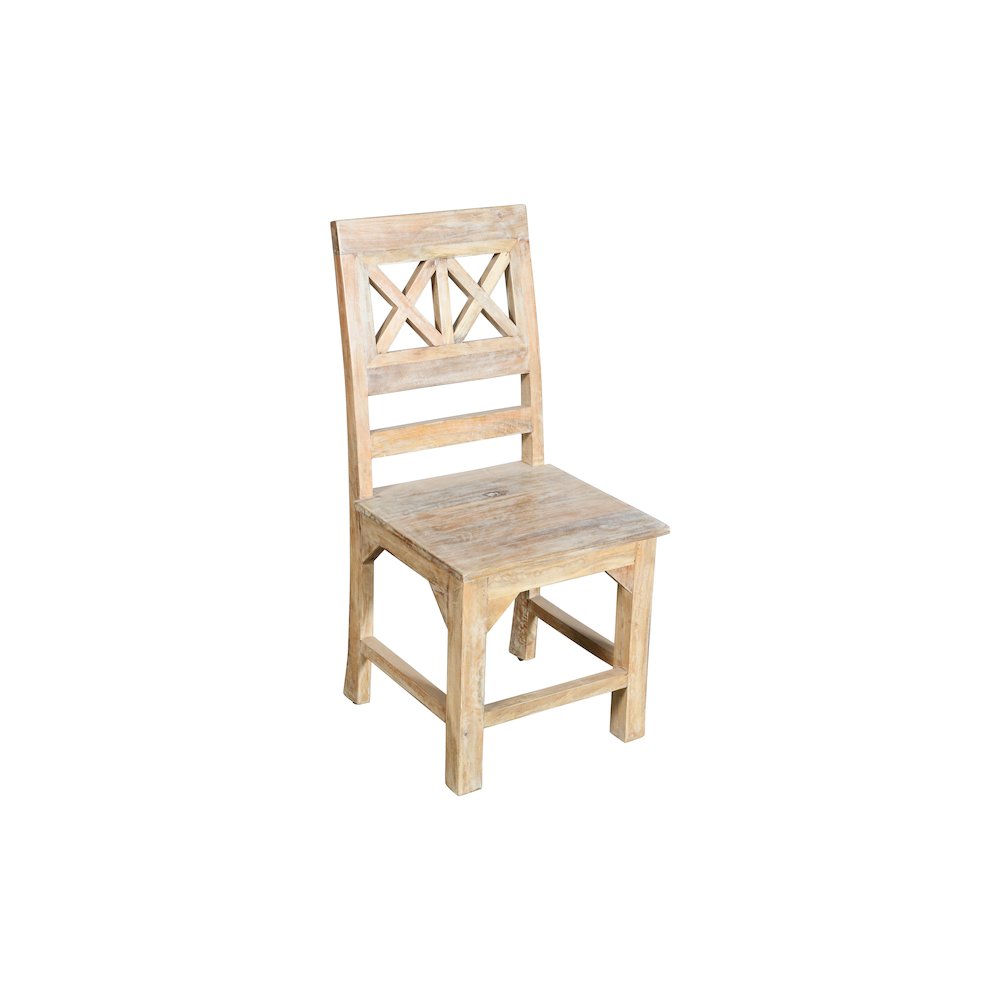Jenna 48" Round Table with 2 sets of Solid Wood Chairs. Picture 4