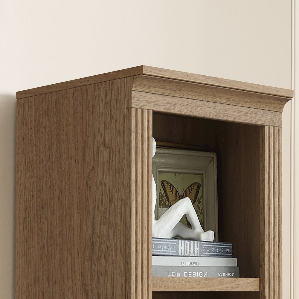 5-Shelf Narrow Bookcase, 72 in Tall Skinny Bookshelf. Picture 6