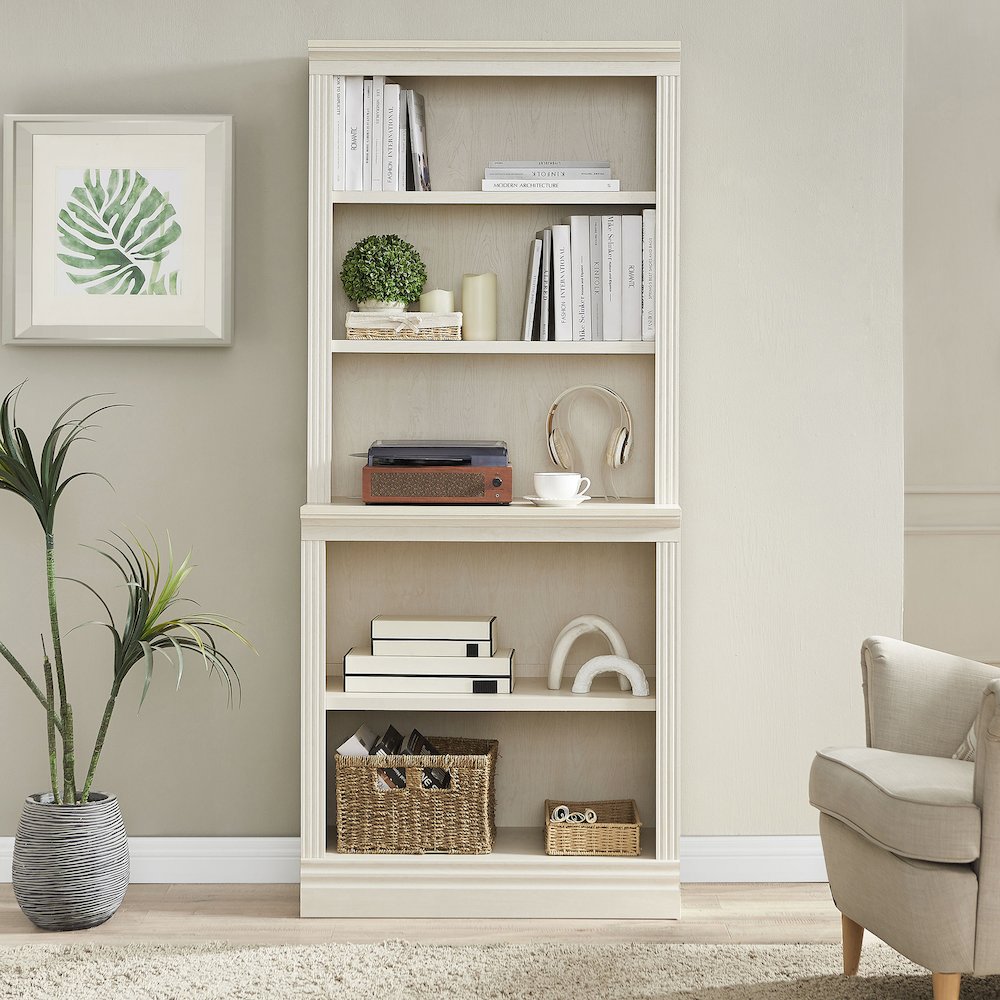 Multi-Depth Bookshelves and Bookcase Floor Standing 5 Tier Display Shelves. Picture 3