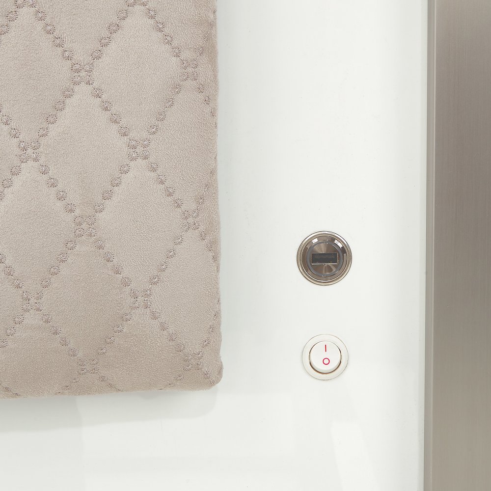 Marquee Queen Panel Bed - Cloud White. Picture 7