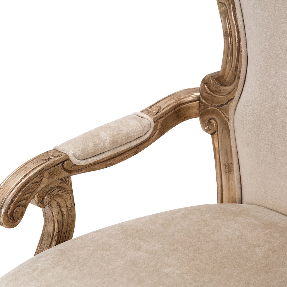 Platine de Royale Desk Chair - Champagne. Picture 4