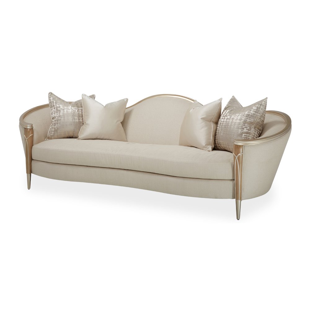 Villa Cherie Sofa - Pearl/Caramel. Picture 1