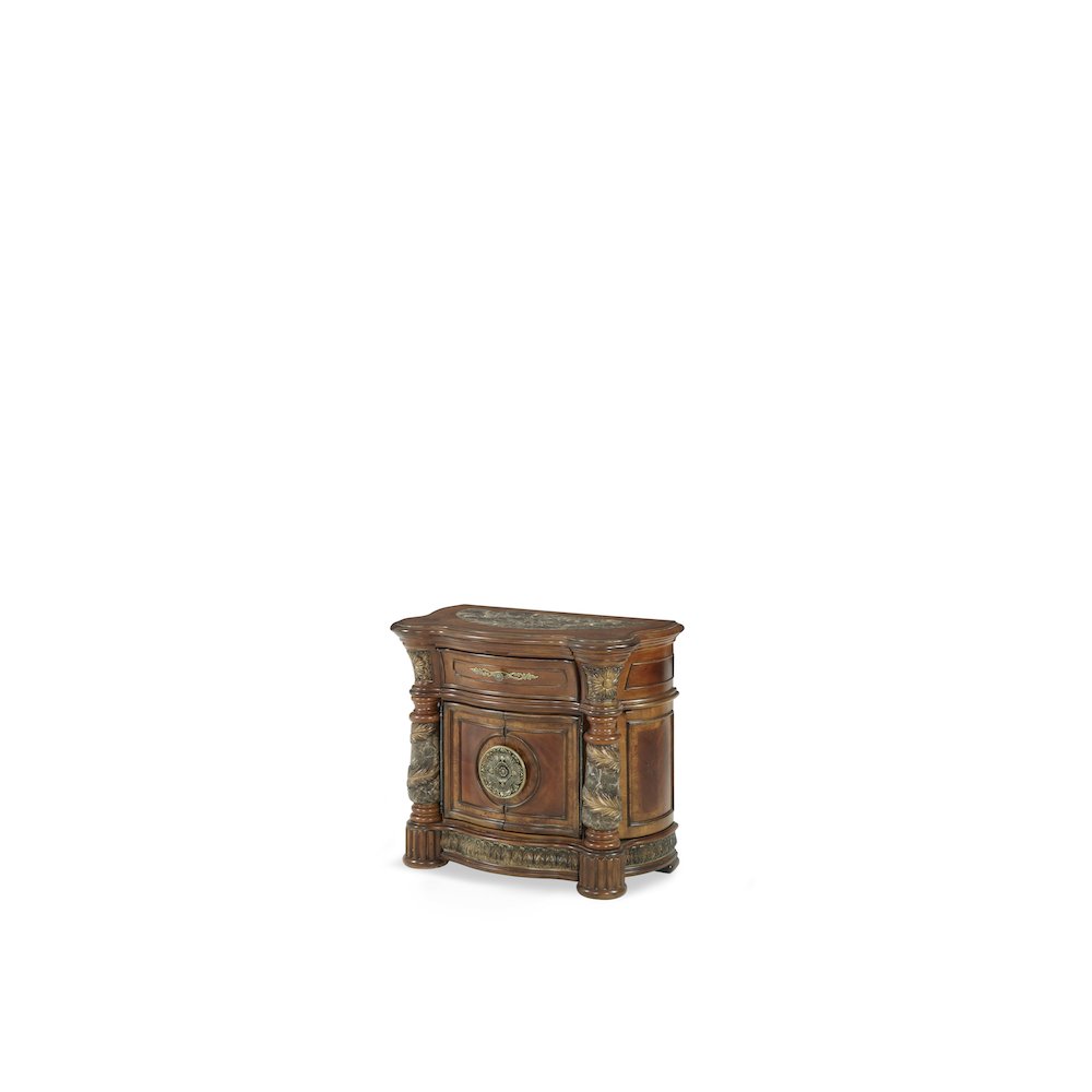 Villa Valencia Bedside Chest - Classic Chestnut. Picture 9