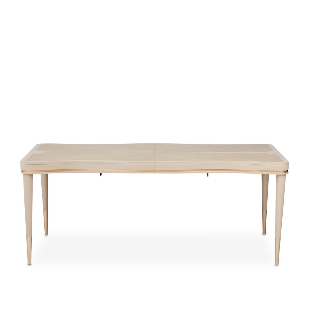 Malibu Crest Rectangular Dining Table - Blush. Picture 8