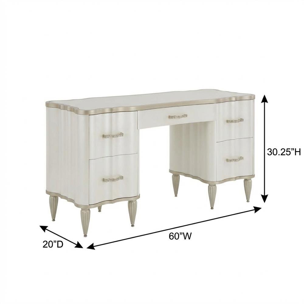 London Place Vanity - Creamy Pearl. Picture 8