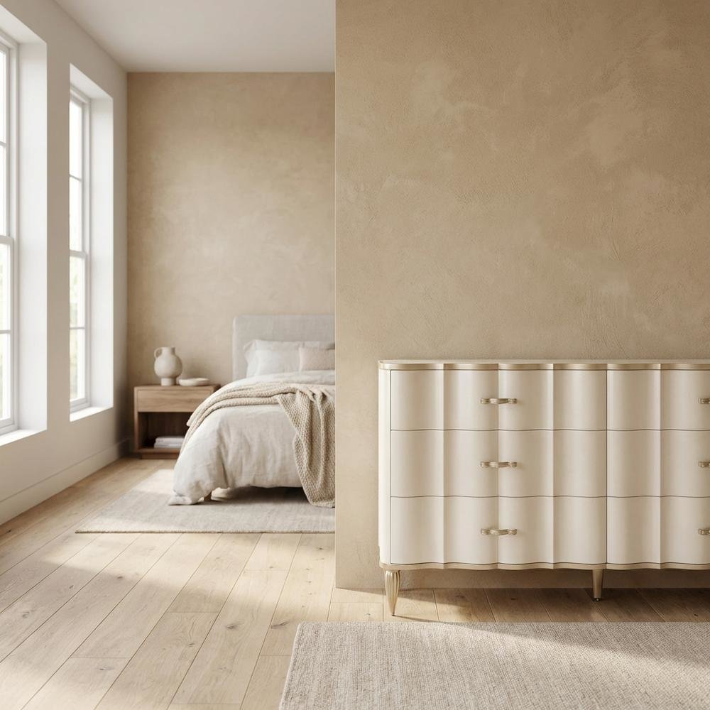 London Place Dresser - Creamy Pearl. Picture 8