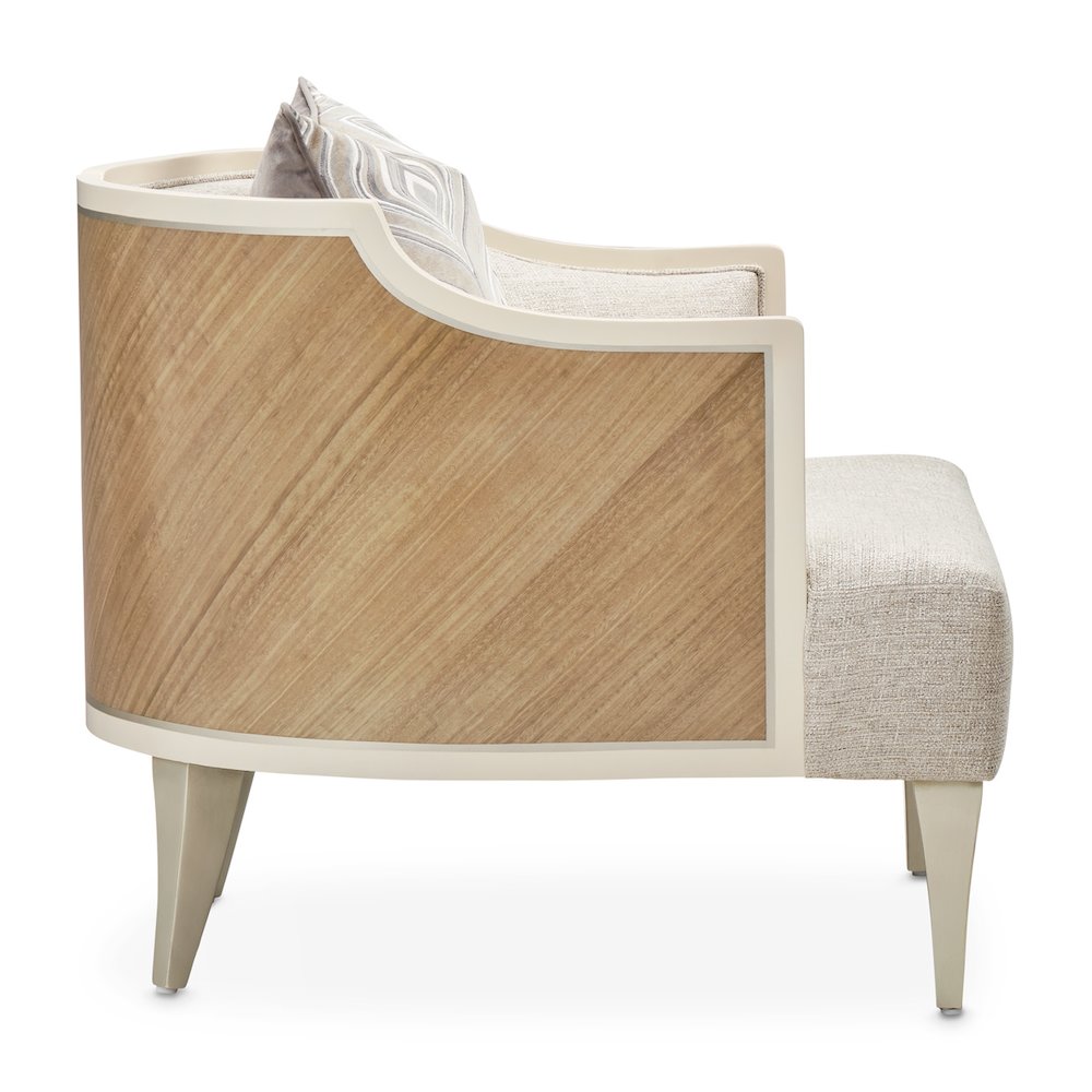 Camden Court Accent Chair - Flax/Pearl. Picture 18