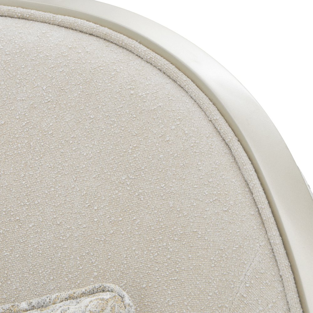 La Marisia Chenille Accent Chair - Tranquil/Light Champagne. Picture 27