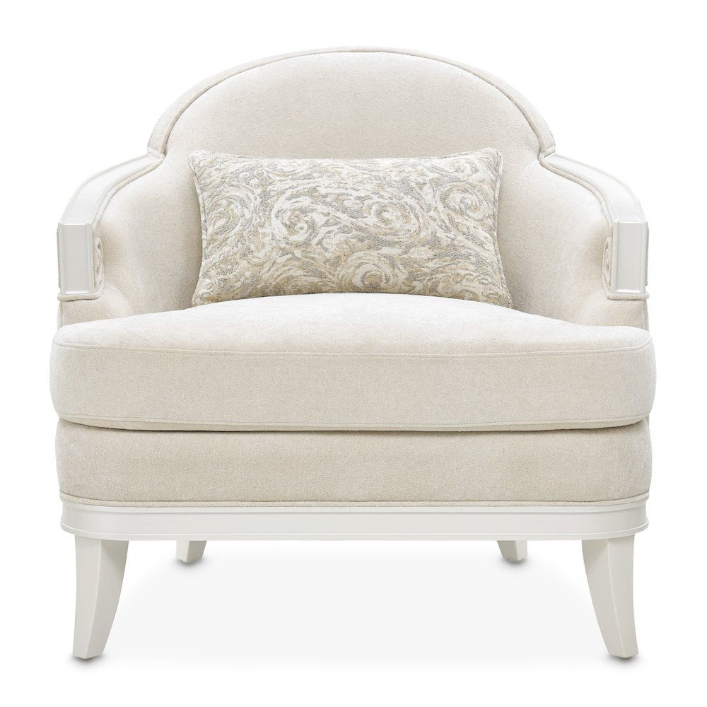 La Marisia Chenille Matching Chair - Tranquil/Creamy Pearl. Picture 17