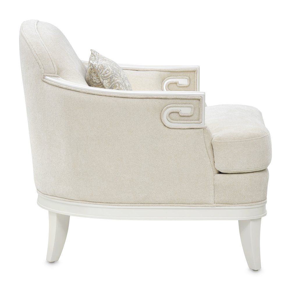 La Marisia Chenille Matching Chair - Tranquil/Creamy Pearl. Picture 19